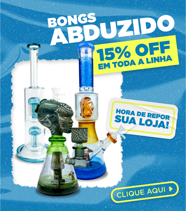 Bongs ABDUZIDO com 15% de Desconto