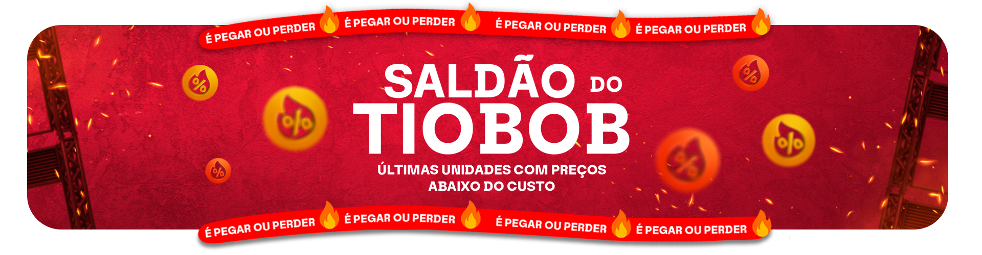 Últimas unidades! É pegar ou largar!