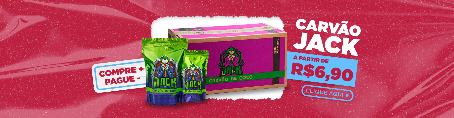 Promoção Carvão Jack!
