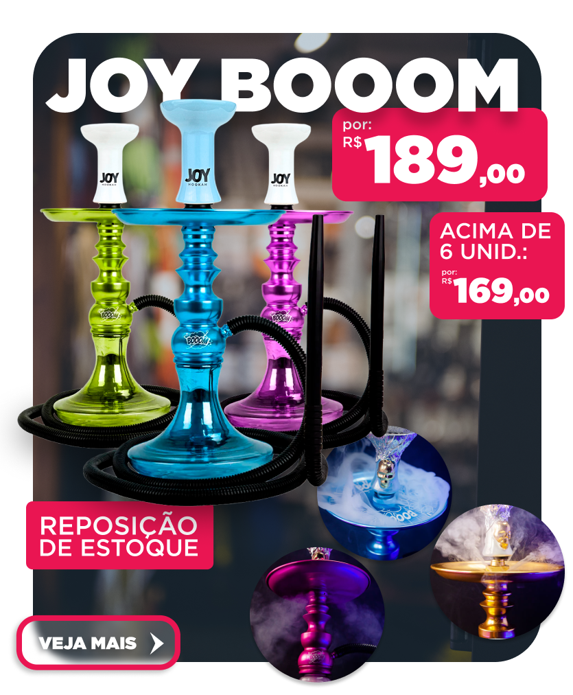 Joy Booom com Preço Imperdível para 6 Unidades ou Mais4