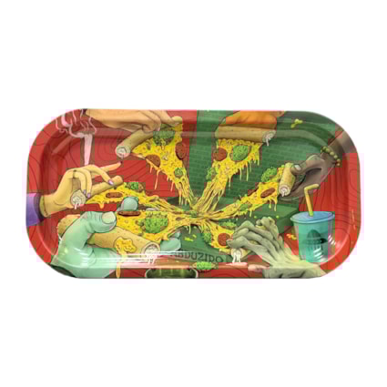 Bandeja Abduzido de Metal 34x27 Bateu a Larica