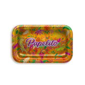 Bandeja de Metal Papelito Fauna e Flora Laranja