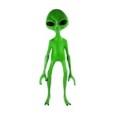 Boneco Abduzido Alien