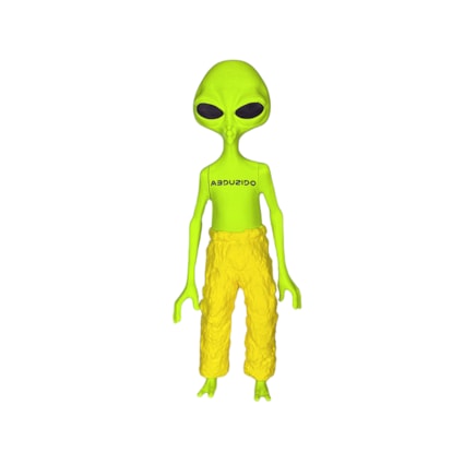 Boneco Abduzido Alien 3D Pequeno