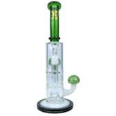 Bong de Vidro Abduzido Gold Line Grande Mushroom