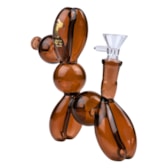 Bong de Vidro Abduzido Gold Line Médio Dog Bladder