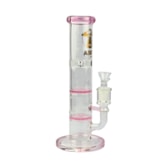 Bong de Vidro Abduzido Gold Line Pequeno Honeycomb