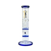 Bong de Vidro Abduzido Gold Line Pequeno Honeycomb