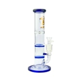 Bong de Vidro Abduzido Gold Line Pequeno Honeycomb