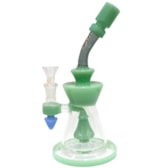 Bong de Vidro Abduzido Gold Line Pequeno Ink