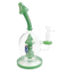 Bong de Vidro Abduzido Gold Line Pequeno Mushroom Colors