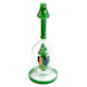 Bong de Vidro Abduzido Gold Line Pequeno Mushroom Colors