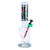 Bong de Vidro DK Skull Black Skull