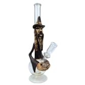Bong de Vidro Triboart Decorado Mago