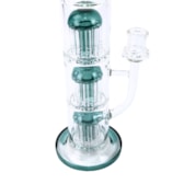 Bong Vidro Abduzido Gold Line Grande Tree Curve 3