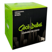 Carvão de Coco Dubai Hexagonal
