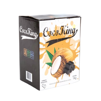 Carvao para Narguile Cocoking Hexagonal