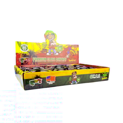 Cinzeiro de Vidro Honeypuff Redondo