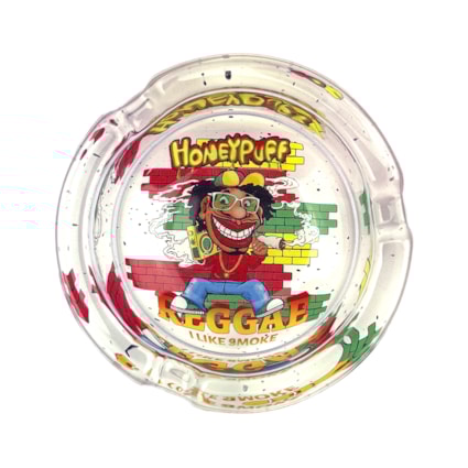 Cinzeiro de Vidro Honeypuff Redondo