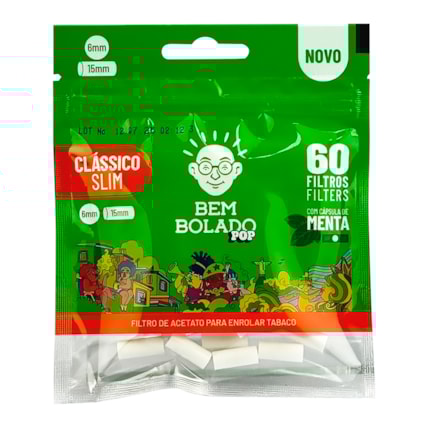 Filtro Bem Bolado Slim Mentol