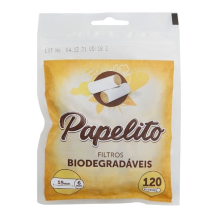 Filtro Papelito Biodegradável