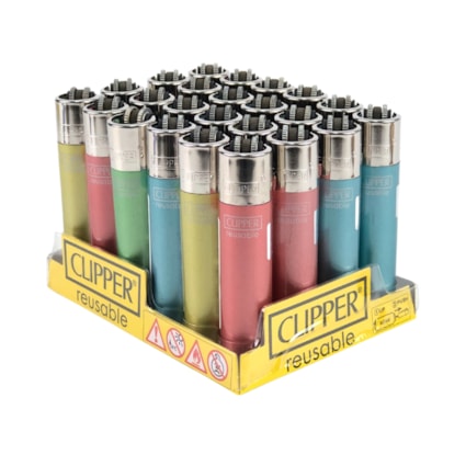 Isqueiro Clipper Classic Cristal Pastel