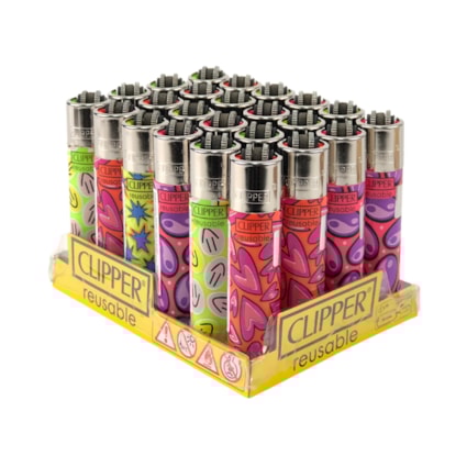 Isqueiro Clipper Classic Psycho Stickers