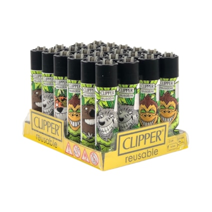 Isqueiro Clipper Classic Smiling Animal