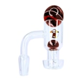 Nail Shower de Quartzo Abduzido Gold Pin Mushroom Macho 14mm