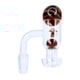 Nail Shower de Quartzo Abduzido Gold Pin Mushroom Macho 14mm