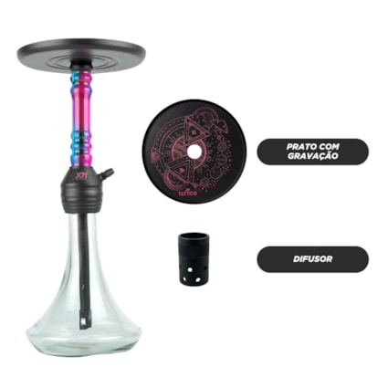 Narguile Joy Médio Tattoo Clean