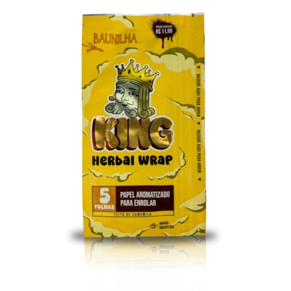 Papel para Cigarro Blunt King Baunilha