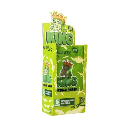 Papel para Cigarro Blunt King Maçã Verde