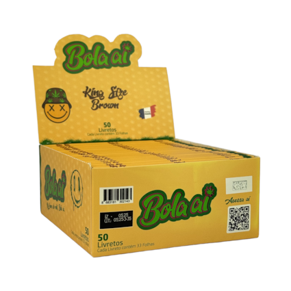 Papel para Cigarro Bola Ai King Size Brown