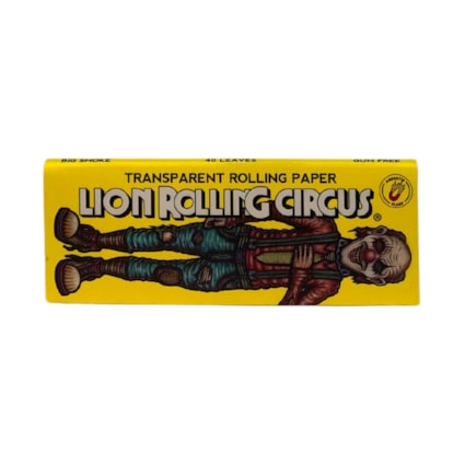 Papel para Cigarro Celulose Lion Rolling Circus King
