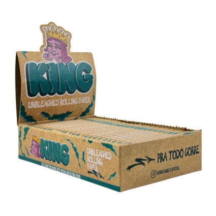 Papel para Cigarro King Paper Mini Size Regular Unbleached