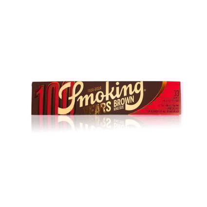 Papel para Cigarro Smoking King Brown 100 Anos