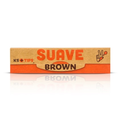 Papel para Cigarro Suave Brown King Size com Piteira