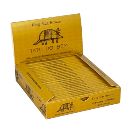 Papel para Cigarro Tatu do Bem King Size Brown