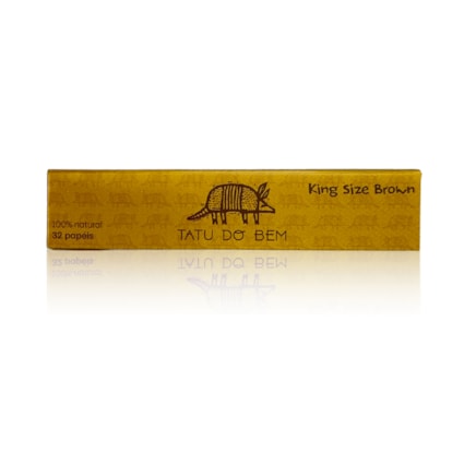 Papel para Cigarro Tatu do Bem King Size Brown