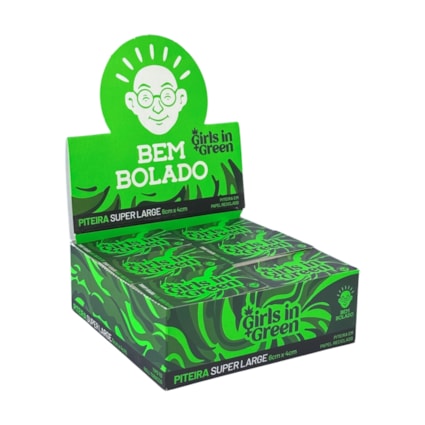 Piteira de Papel Bem Bolado Super Large Girls In Green Reciclado