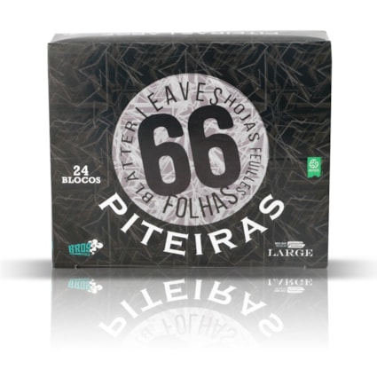 Piteira de Papel Bros Grande Black 66 Folhas