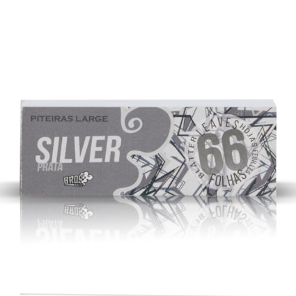 Piteira de Papel Bros Grande Silver 66 Folhas