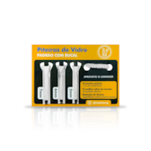 Piteira de Vidro Hippie Bong Kit Card com Bucal