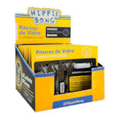 Piteira de Vidro Hippie Bong Kit Card com Bucal