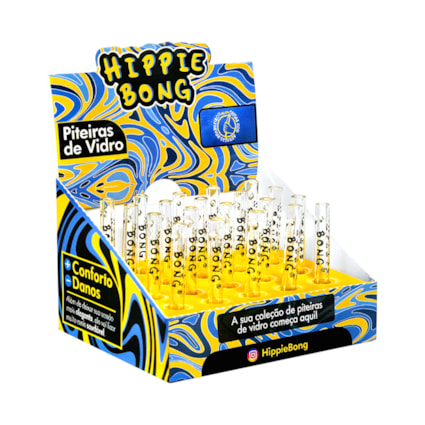 Piteira de Vidro Hippie Bong Longa