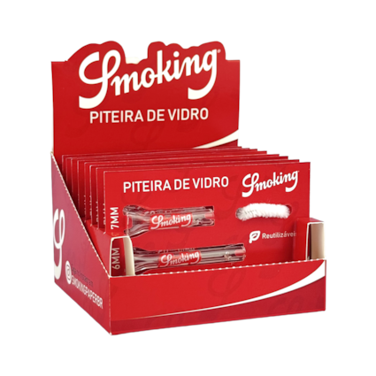Piteira de Vidro Smoking Kit Card