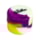 AMARELO E BRANCO E ROXO