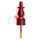 Vermelho com Dourado